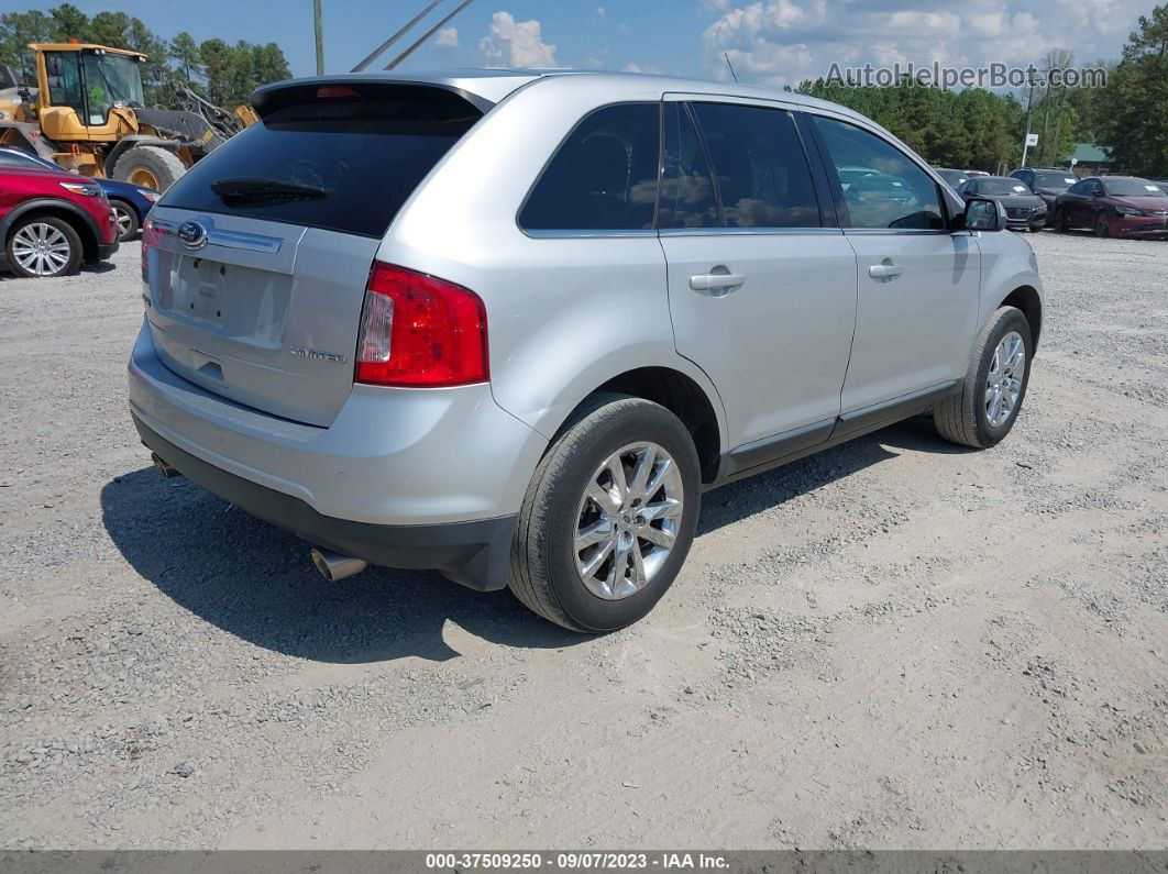 2014 Ford Edge Limited Silver vin: 2FMDK3KC5EBA50950