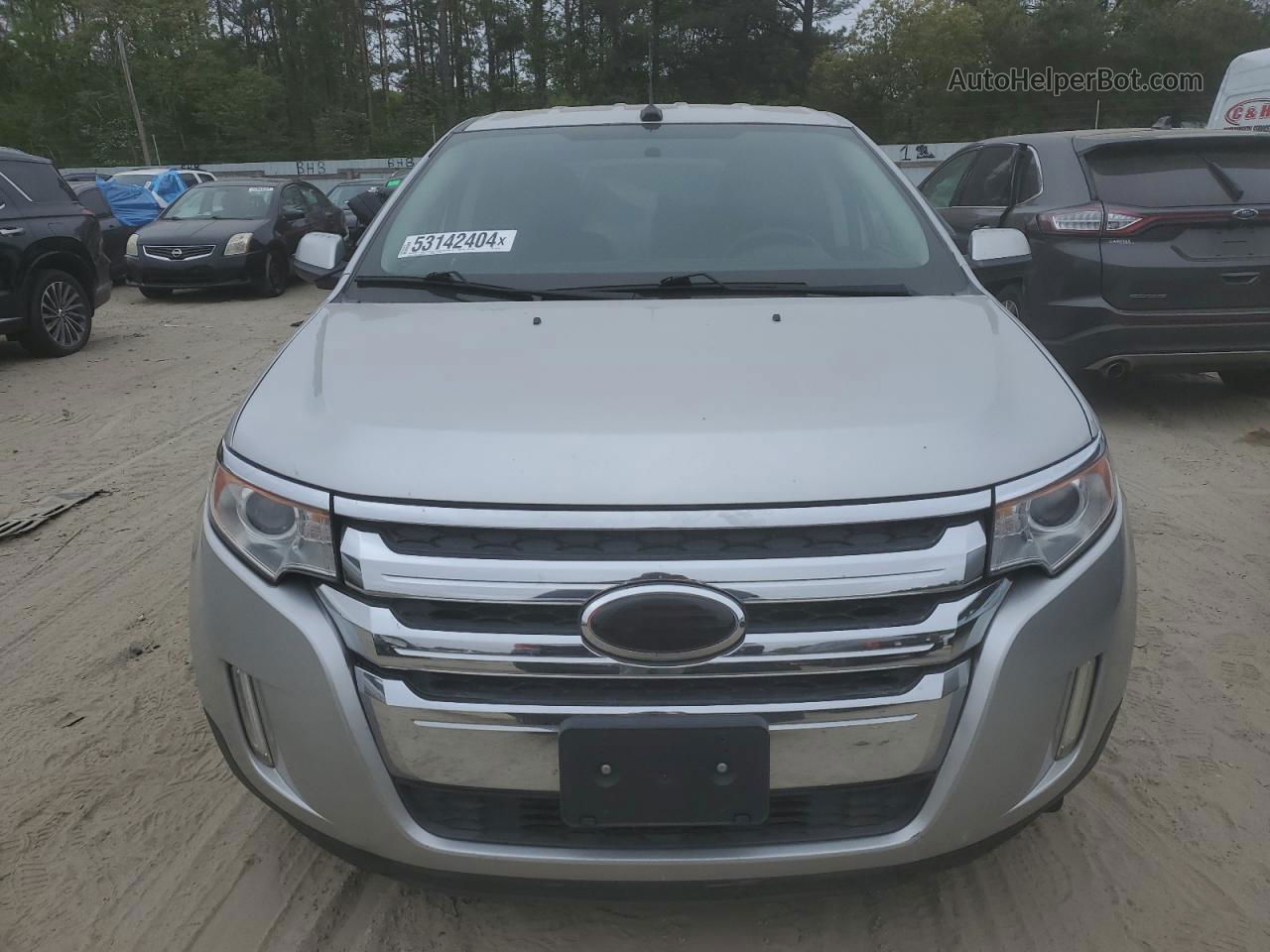 2014 Ford Edge Limited Silver vin: 2FMDK3KC5EBA50950