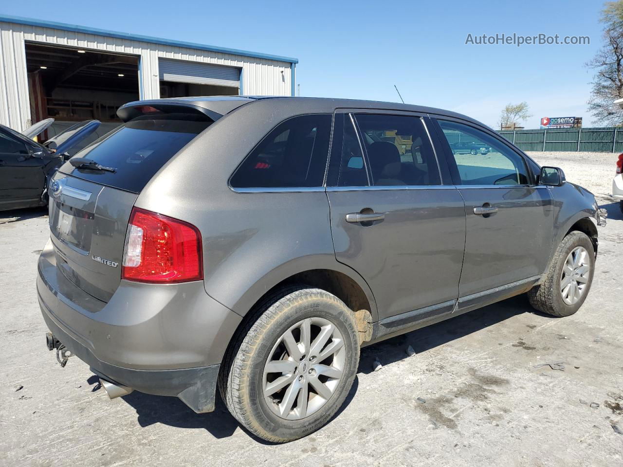 2014 Ford Edge Limited Gray vin: 2FMDK3KC5EBB28532