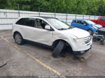 2010 Ford Edge Limited White vin: 2FMDK3KC6ABA44777