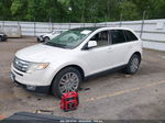 2010 Ford Edge Limited White vin: 2FMDK3KC6ABA44777