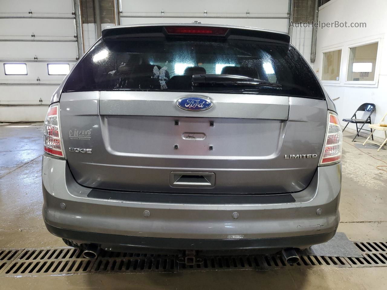 2010 Ford Edge Limited Серый vin: 2FMDK3KC6ABA73714