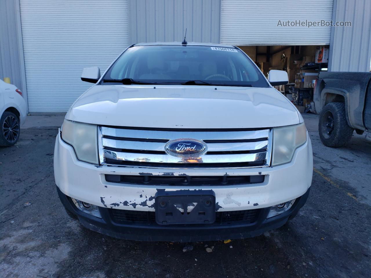 2010 Ford Edge Limited White vin: 2FMDK3KC6ABA97625