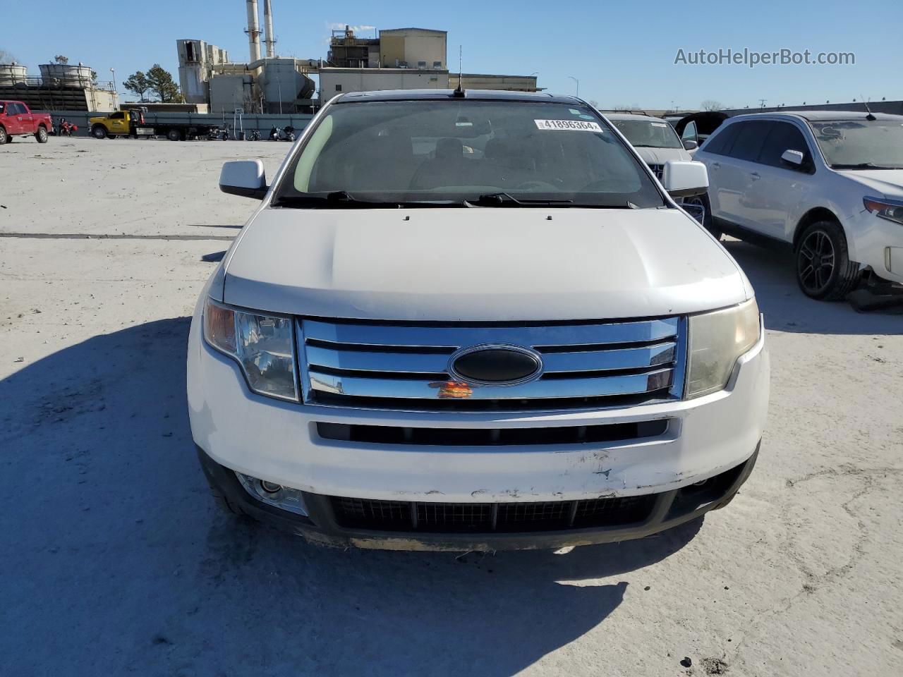 2010 Ford Edge Limited White vin: 2FMDK3KC6ABB52204