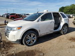 2014 Ford Edge Limited White vin: 2FMDK3KC6EBA05399