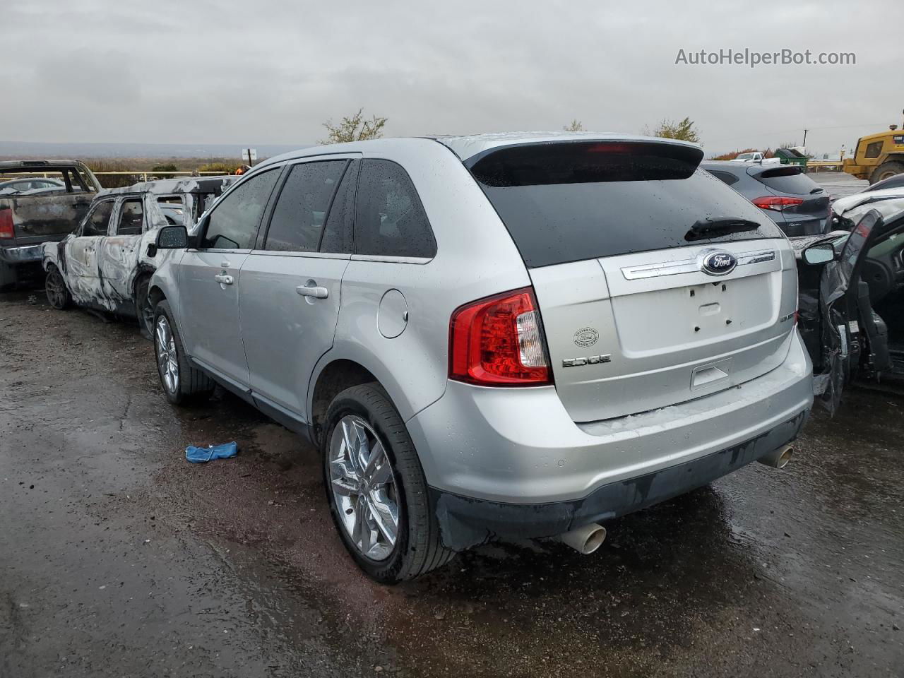 2014 Ford Edge Limited Серебряный vin: 2FMDK3KC6EBA78112