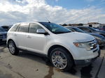 2010 Ford Edge Limited White vin: 2FMDK3KC7ABA32394