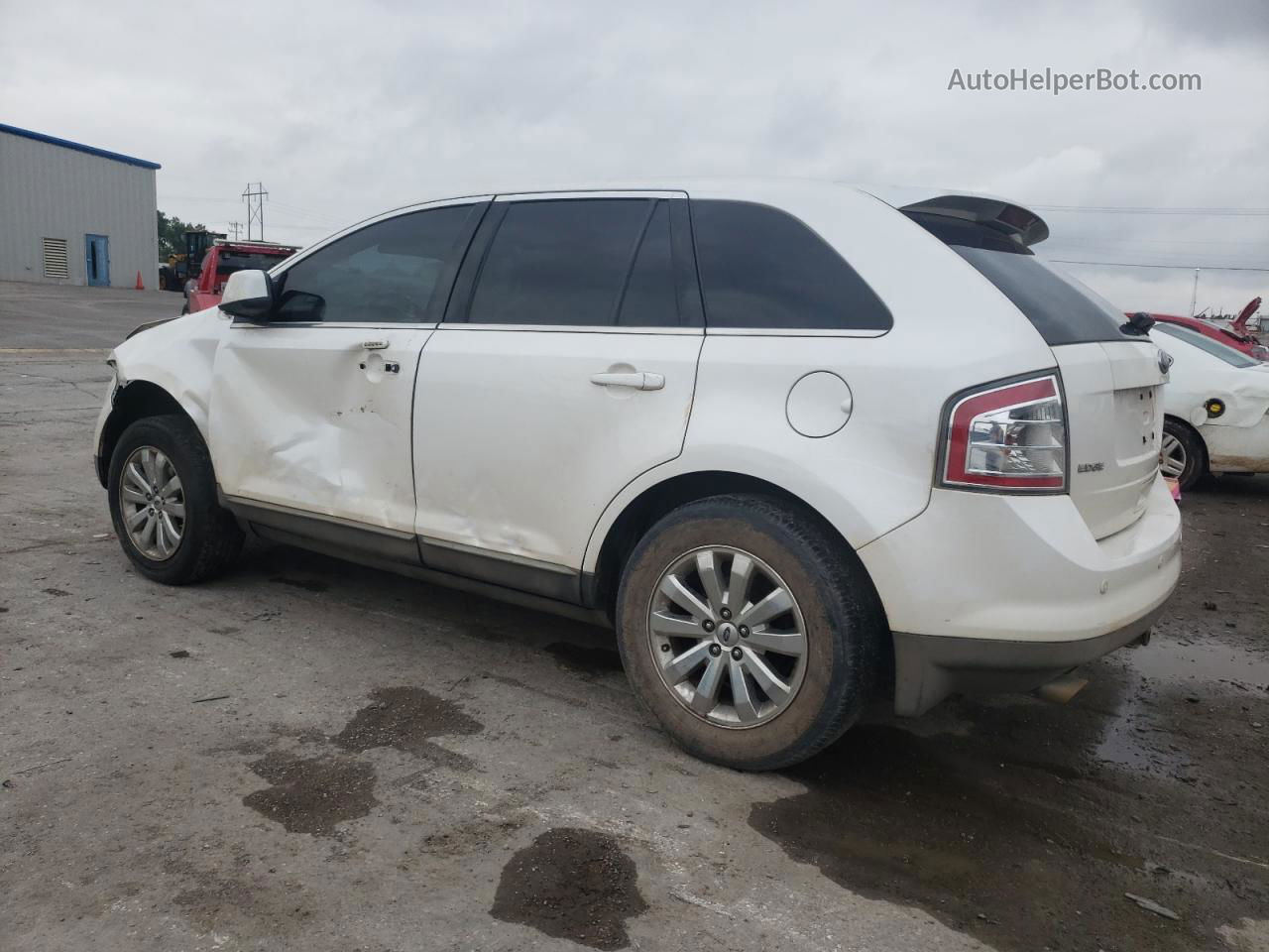 2010 Ford Edge Limited White vin: 2FMDK3KC7ABA69705