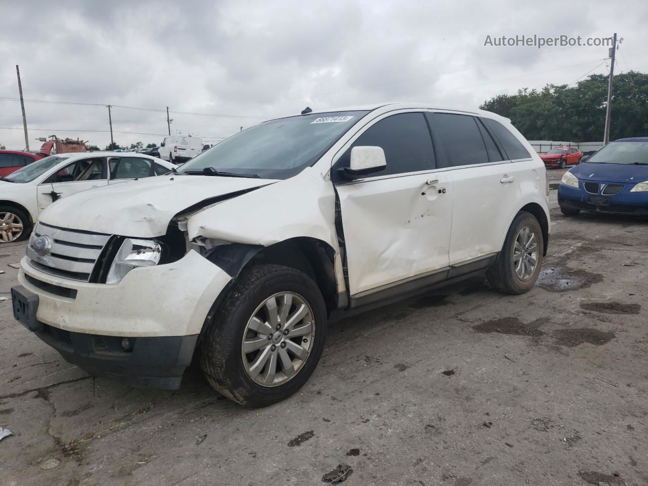 2010 Ford Edge Limited Белый vin: 2FMDK3KC7ABA69705