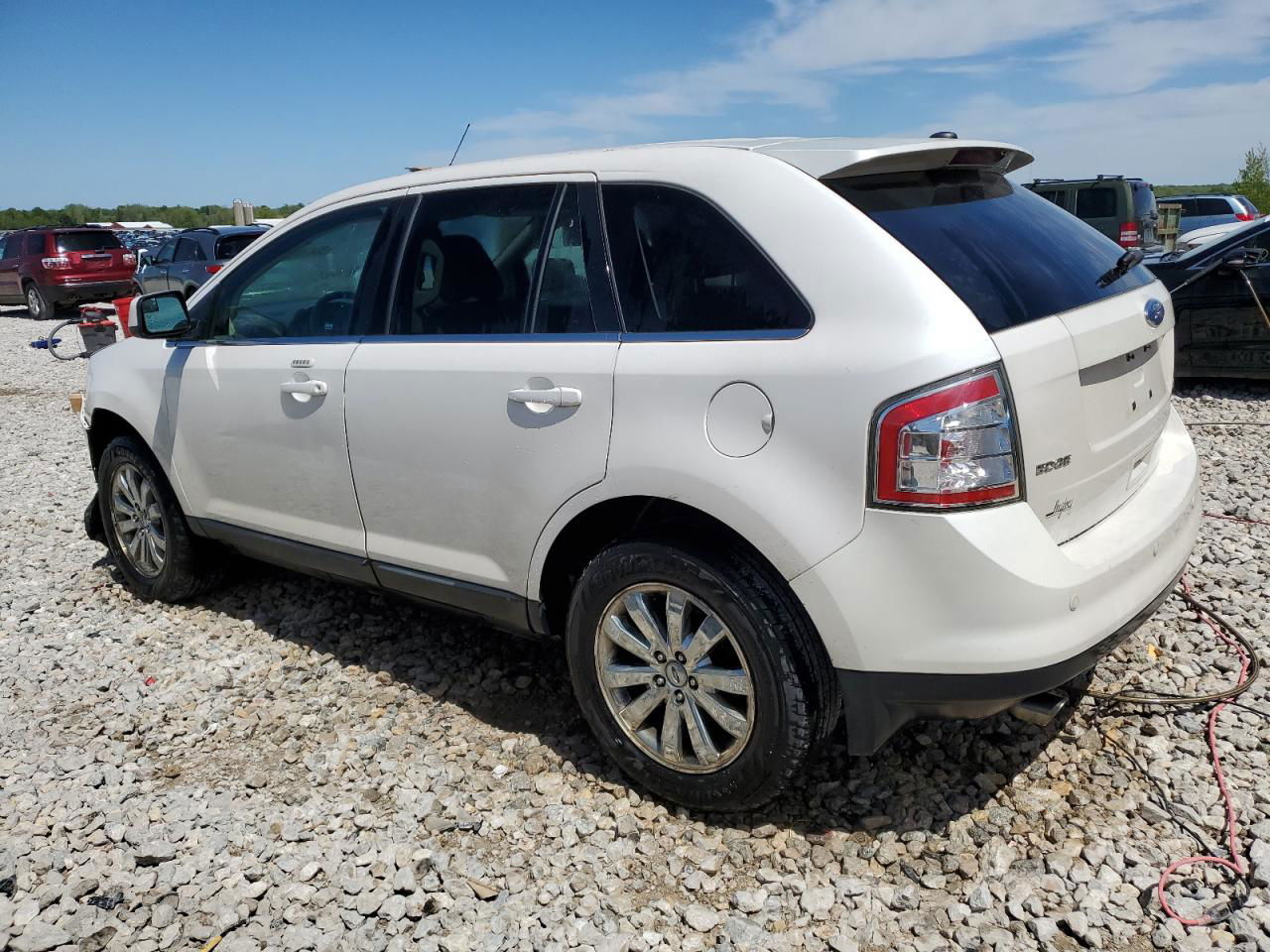 2010 Ford Edge Limited White vin: 2FMDK3KC7ABA97696