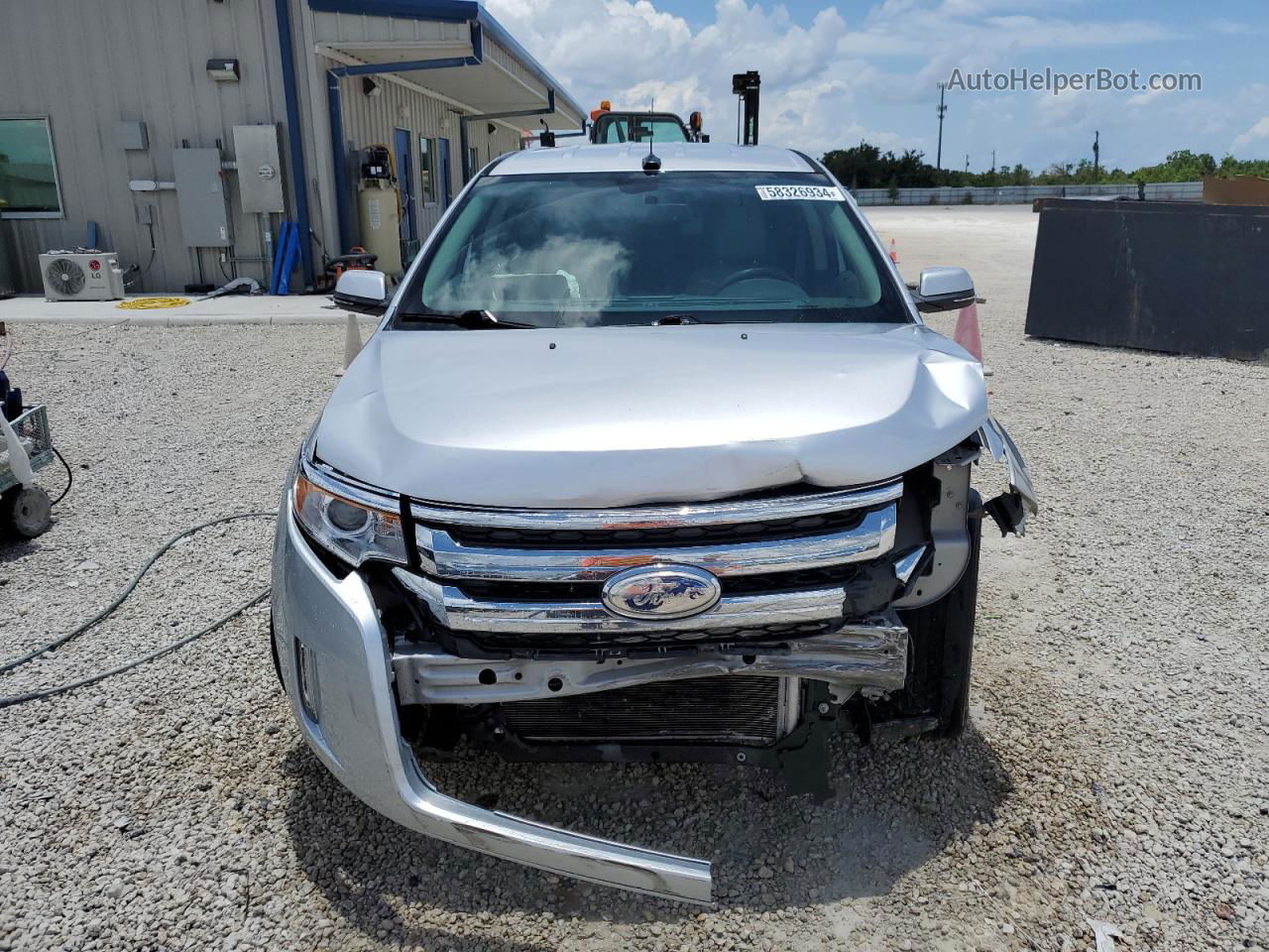 2014 Ford Edge Limited Silver vin: 2FMDK3KC7EBB03972