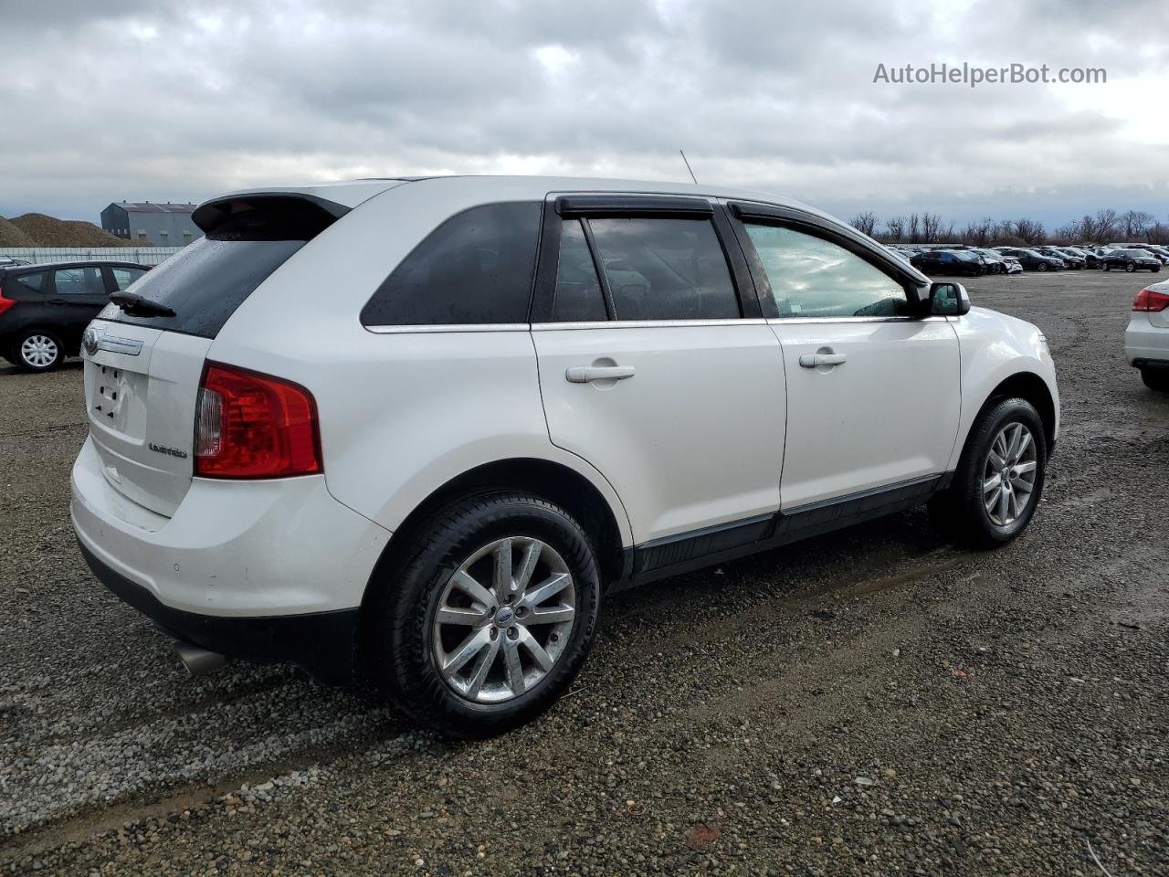 2014 Ford Edge Limited White vin: 2FMDK3KC7EBB62312