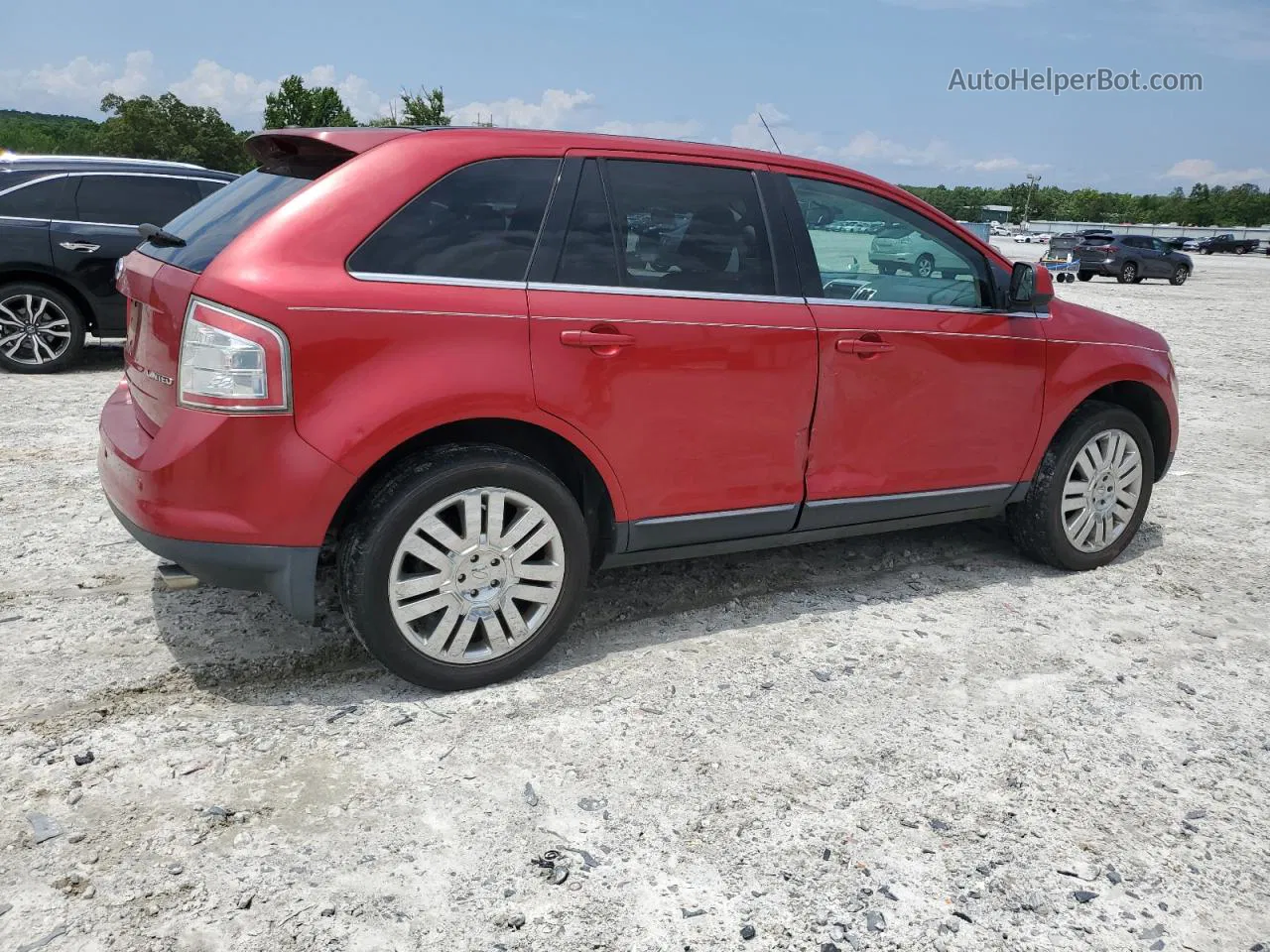 2010 Ford Edge Limited Бордовый vin: 2FMDK3KC9ABA01177