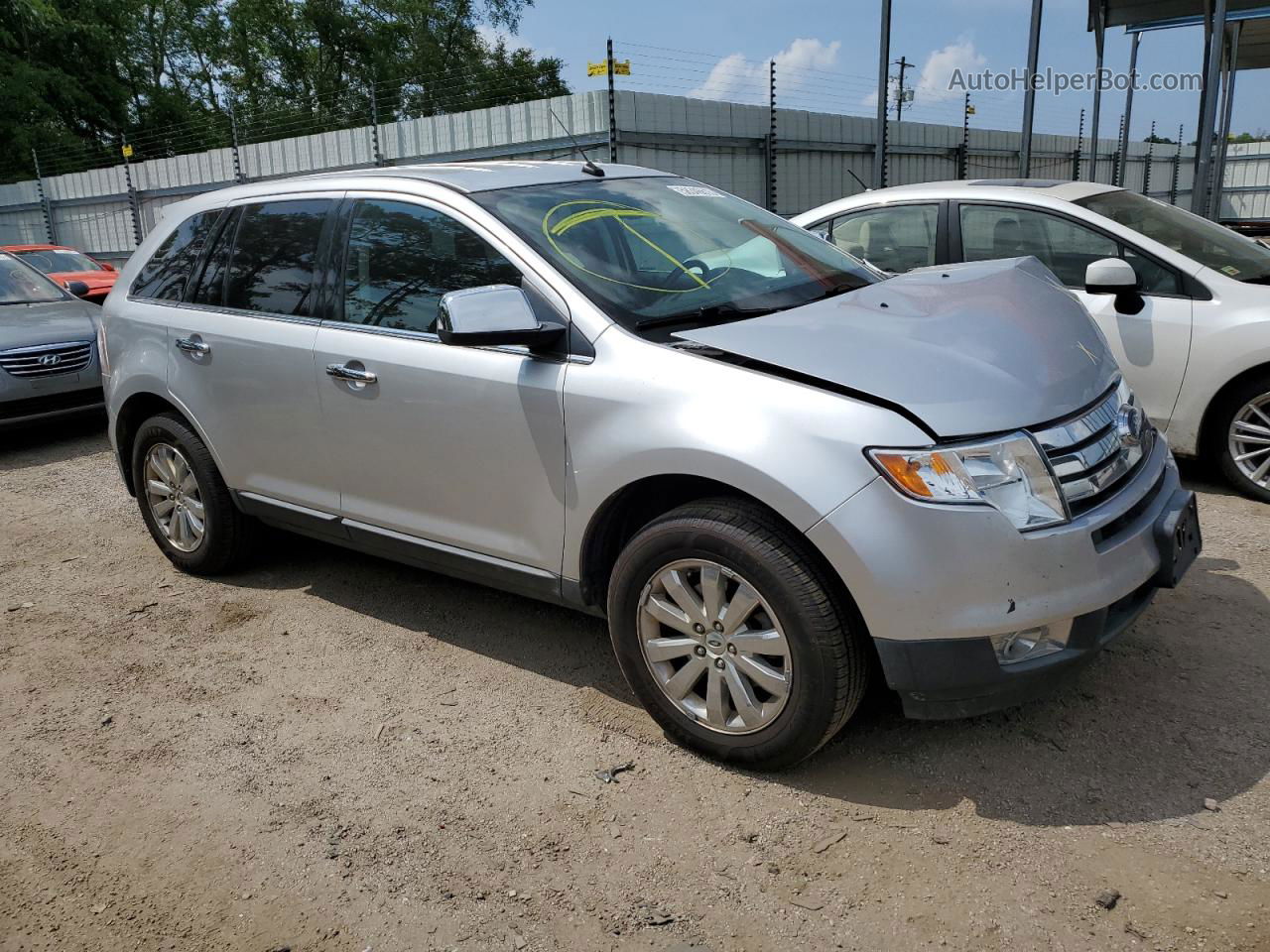 2010 Ford Edge Limited Silver vin: 2FMDK3KC9ABA08940