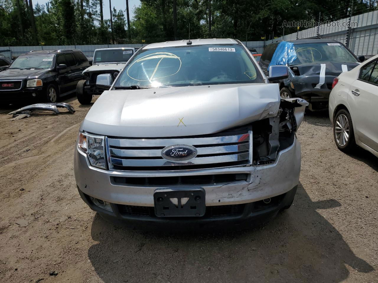 2010 Ford Edge Limited Серебряный vin: 2FMDK3KC9ABA08940