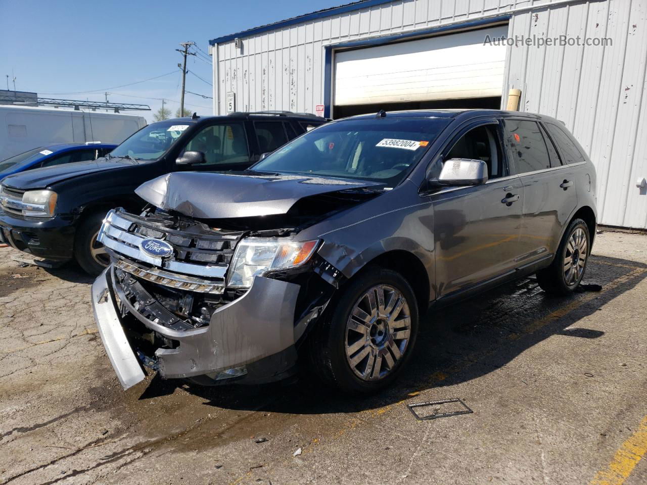 2010 Ford Edge Limited Gray vin: 2FMDK3KC9ABA37550