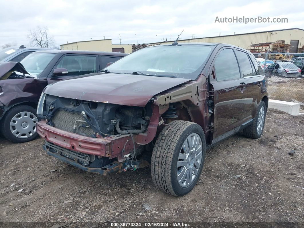 2010 Ford Edge Limited Коричневый vin: 2FMDK3KC9ABA49343