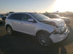 2010 Ford Edge Limited White vin: 2FMDK3KC9ABA57278