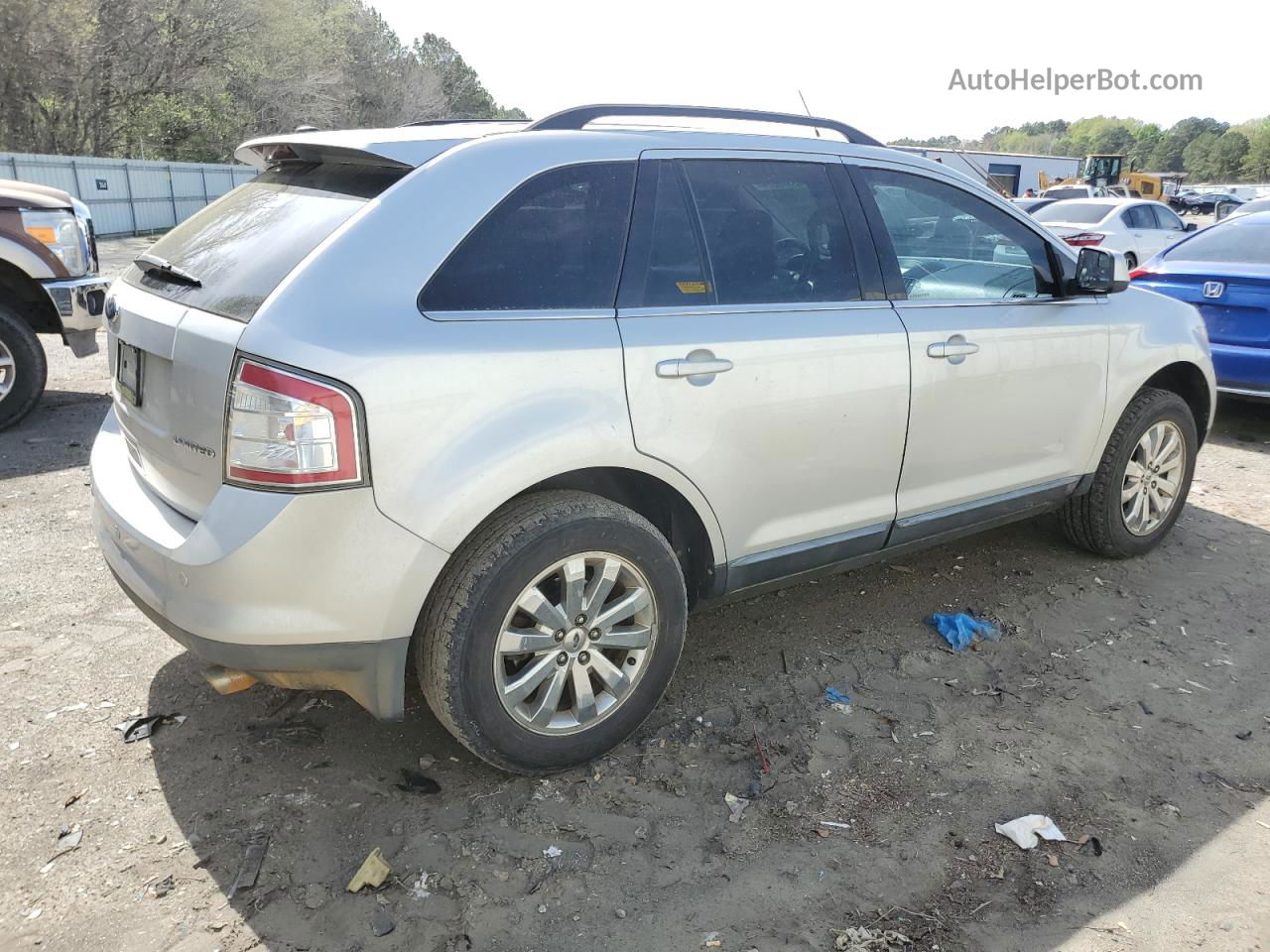 2010 Ford Edge Limited Silver vin: 2FMDK3KC9ABA80169