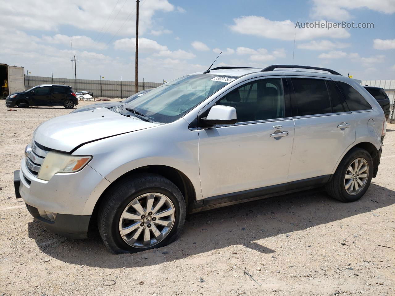 2010 Ford Edge Limited Silver vin: 2FMDK3KC9ABB08018