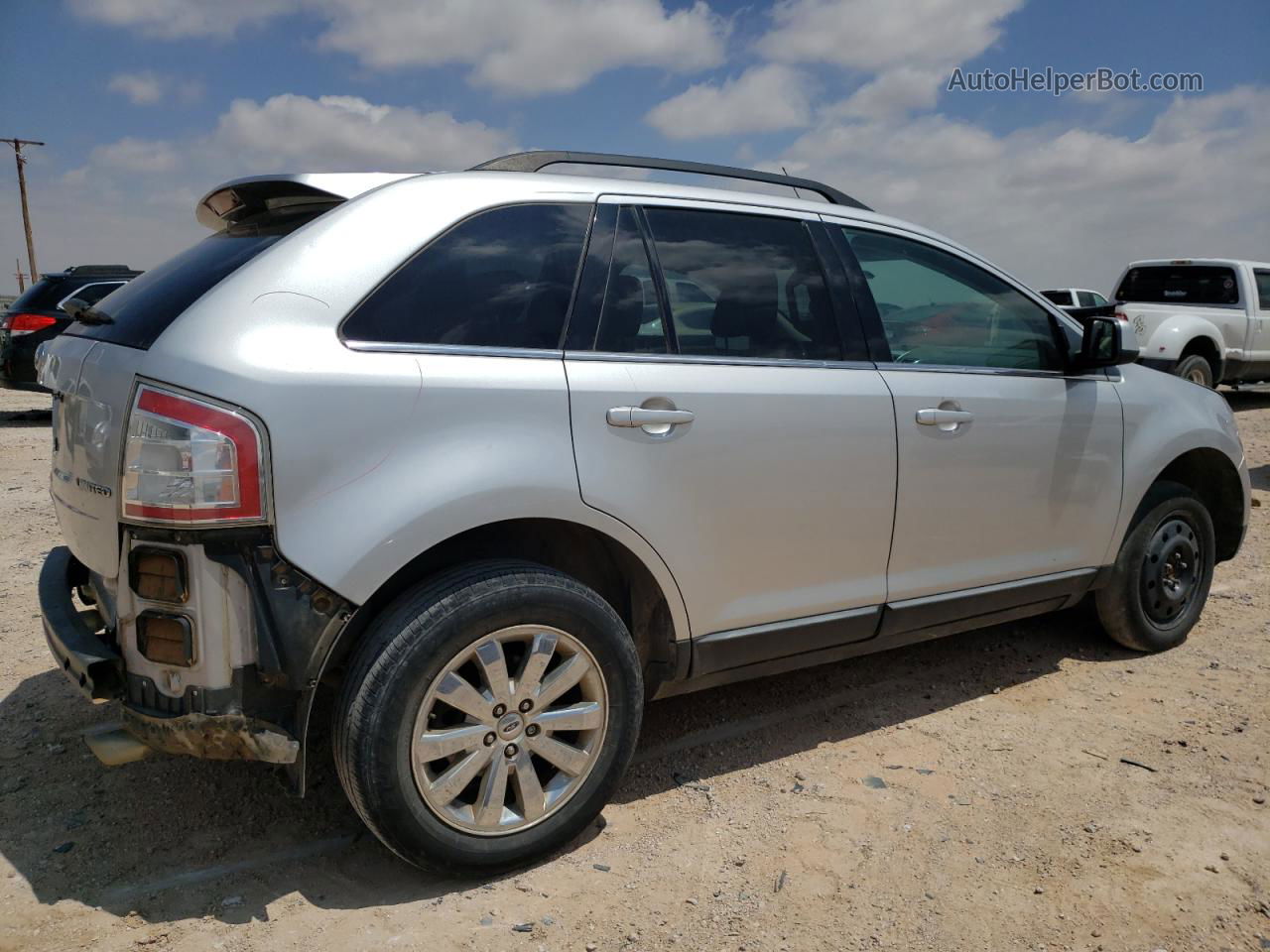 2010 Ford Edge Limited Silver vin: 2FMDK3KC9ABB08018