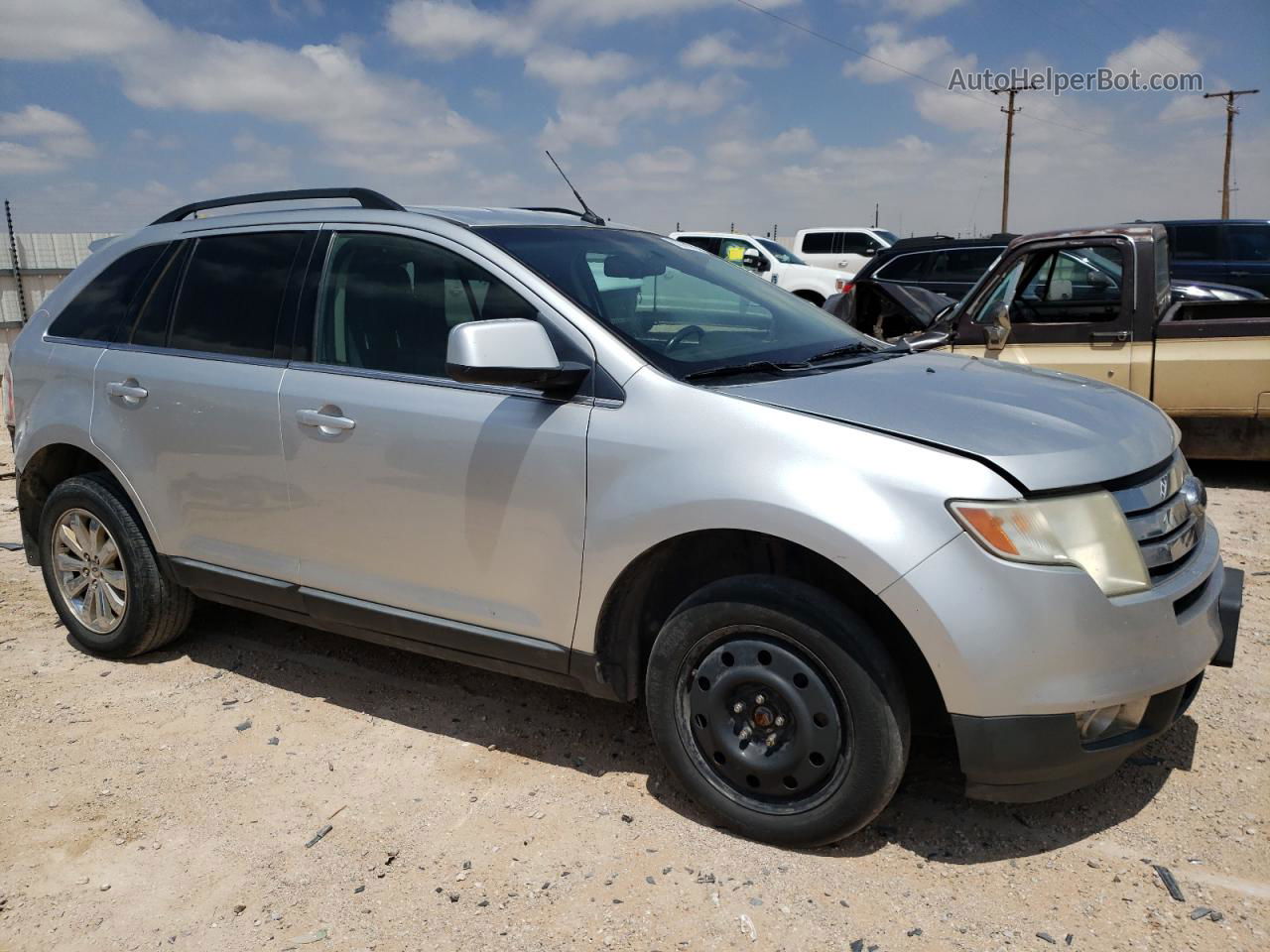 2010 Ford Edge Limited Silver vin: 2FMDK3KC9ABB08018