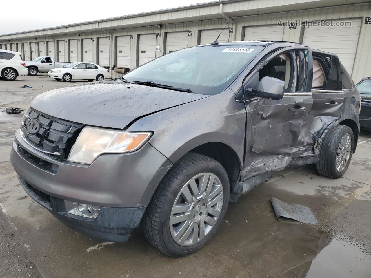 2010 Ford Edge Limited Серый vin: 2FMDK3KC9ABB11985