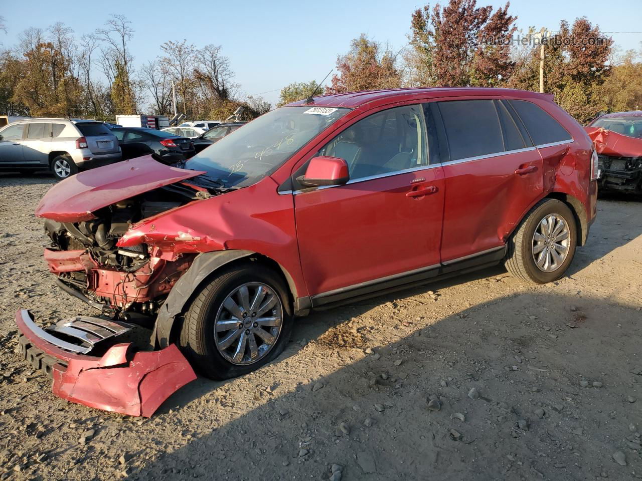 2010 Ford Edge Limited Red vin: 2FMDK3KC9ABB63049