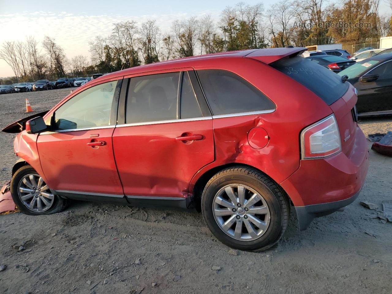 2010 Ford Edge Limited Red vin: 2FMDK3KC9ABB63049