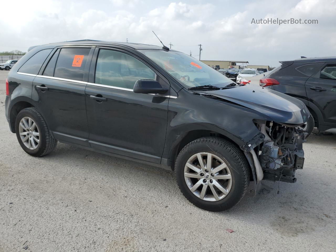 2014 Ford Edge Limited Black vin: 2FMDK3KC9EBA34573