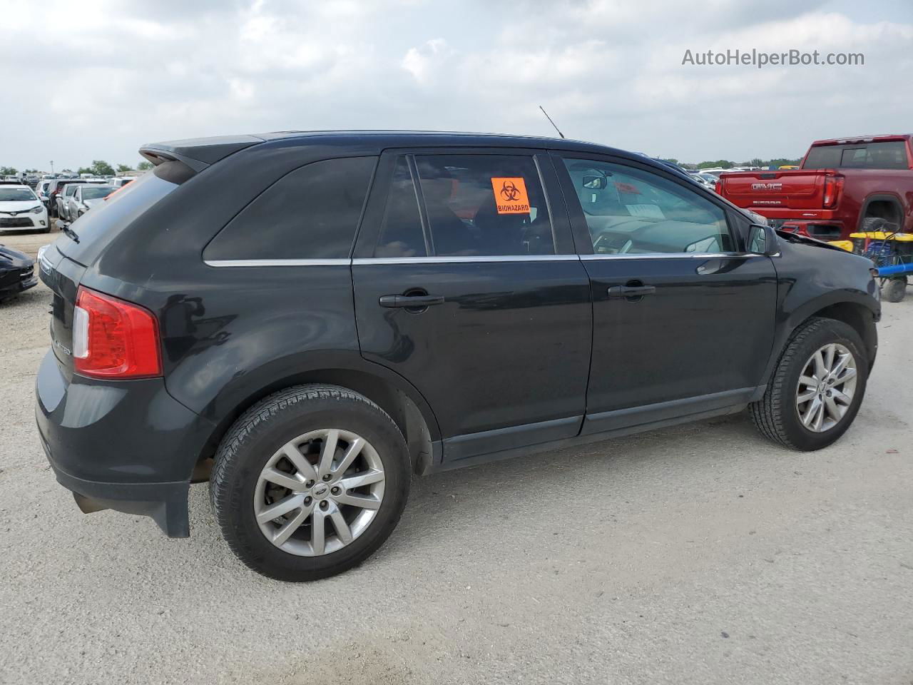 2014 Ford Edge Limited Black vin: 2FMDK3KC9EBA34573