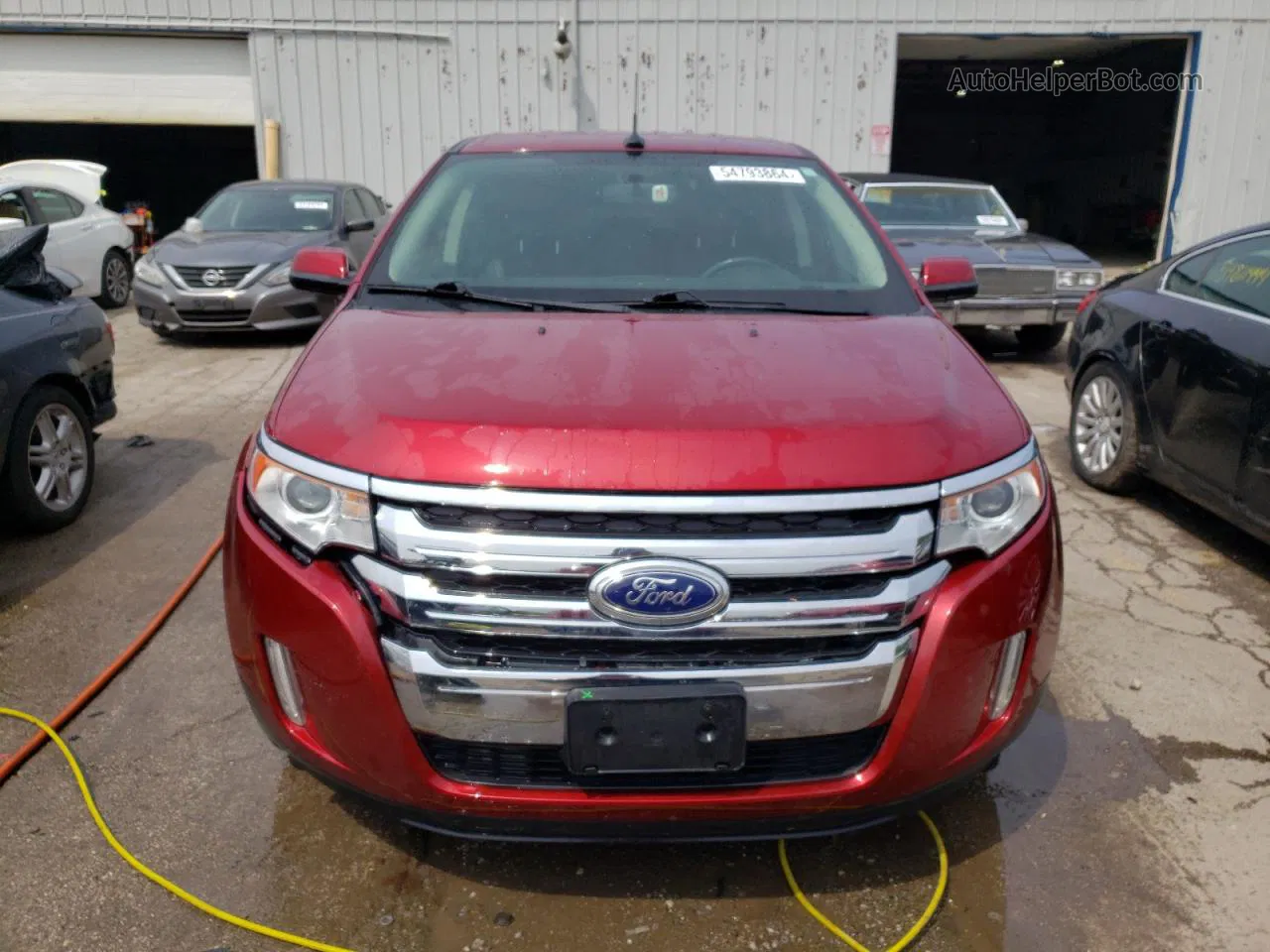 2014 Ford Edge Limited Red vin: 2FMDK3KC9EBA53348