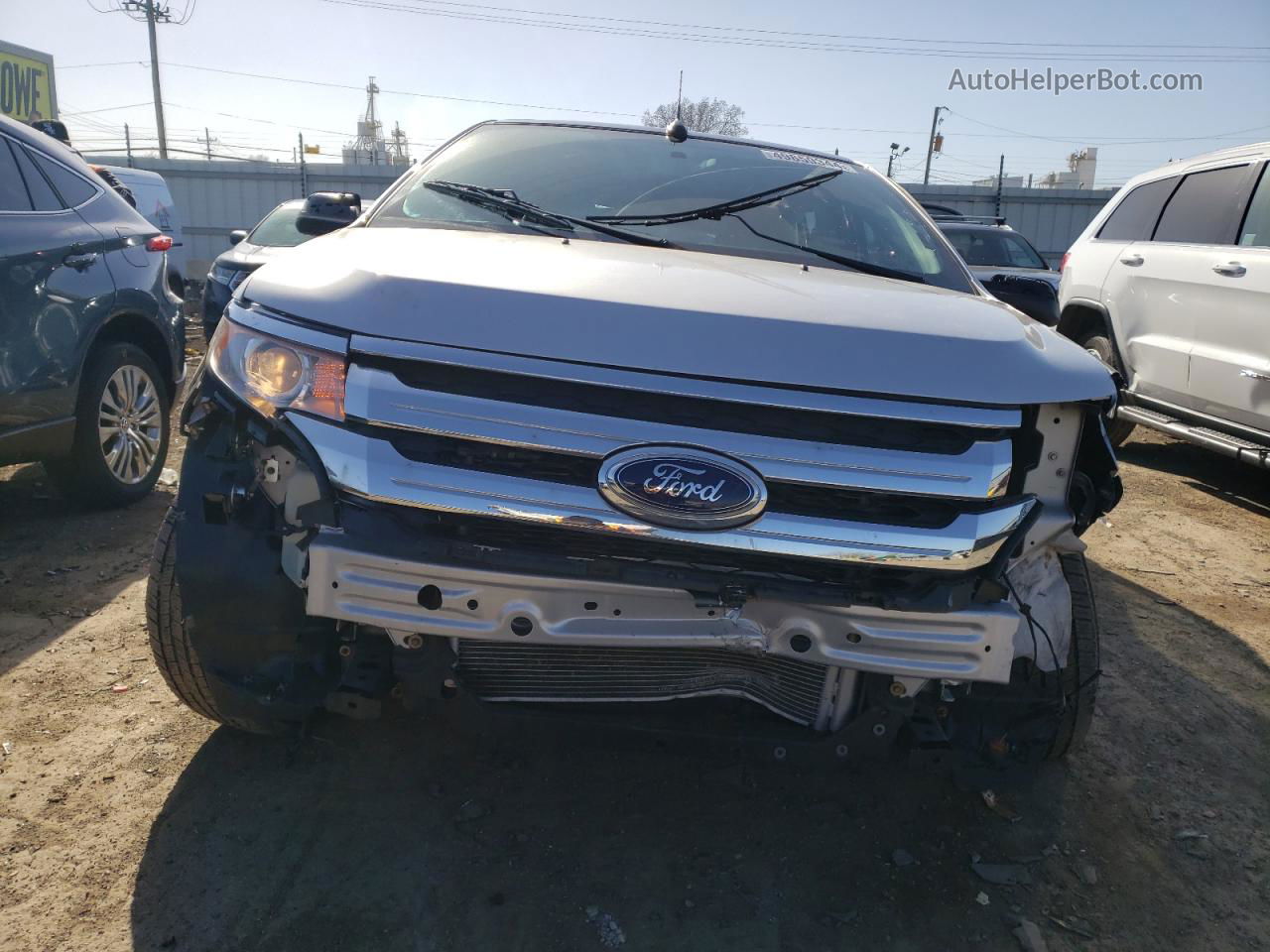 2014 Ford Edge Limited Silver vin: 2FMDK3KC9EBB53207