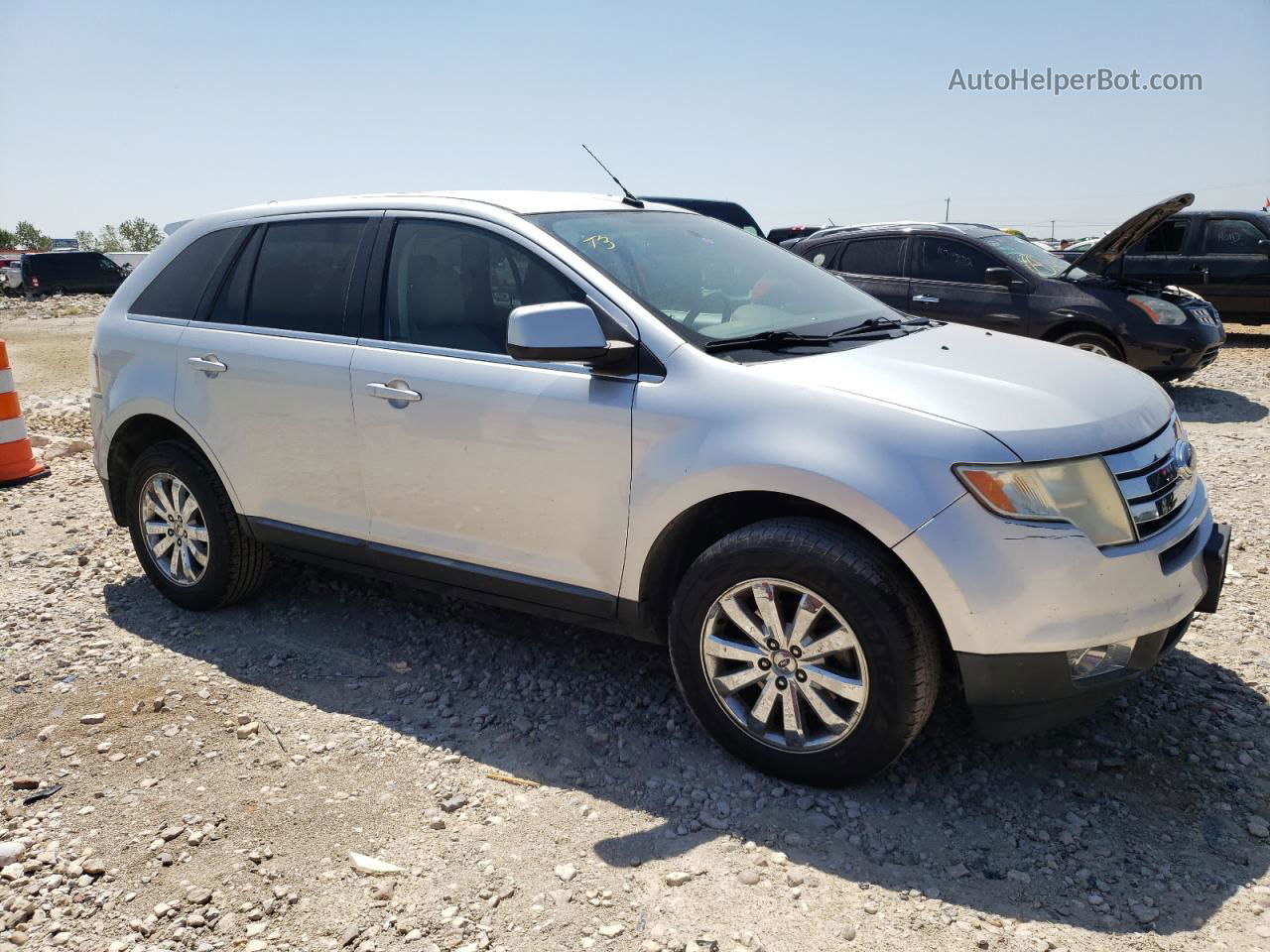 2010 Ford Edge Limited Silver vin: 2FMDK3KCXABB01661