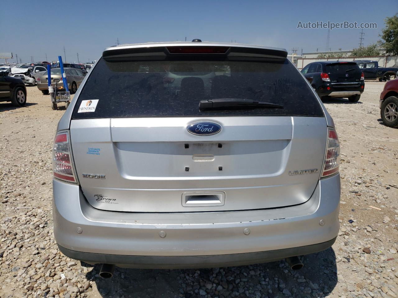 2010 Ford Edge Limited Серебряный vin: 2FMDK3KCXABB01661