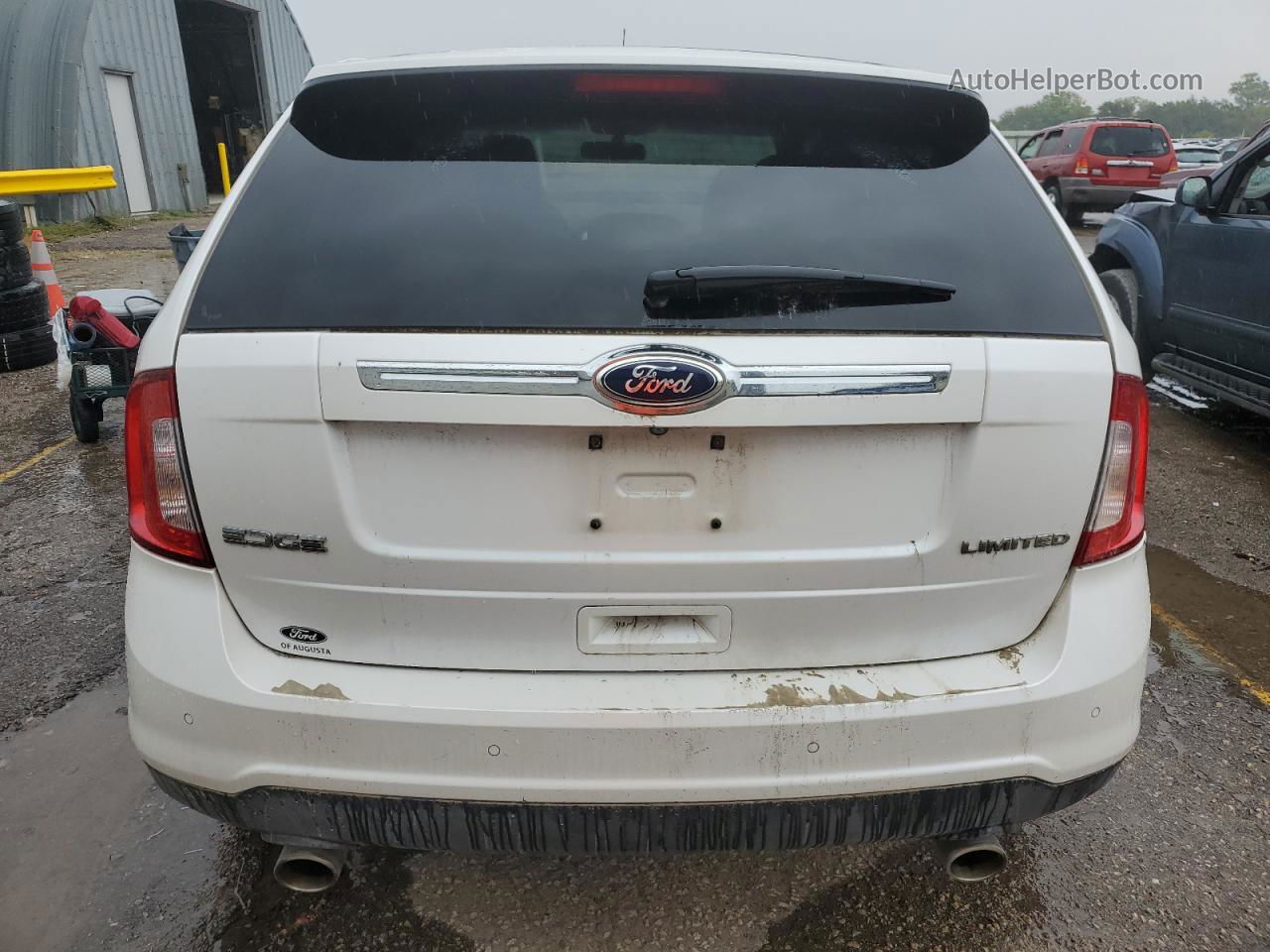 2014 Ford Edge Limited Белый vin: 2FMDK3KCXEBA83068