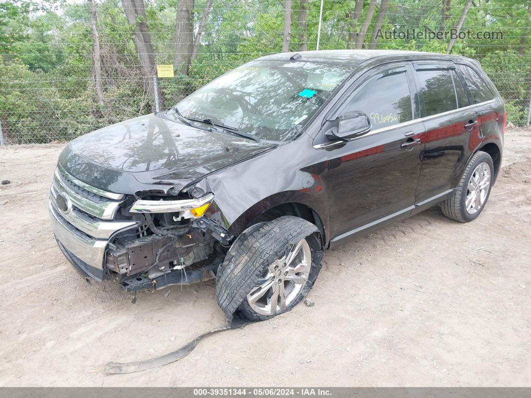 2014 Ford Edge Limited Black vin: 2FMDK3KCXEBA94412