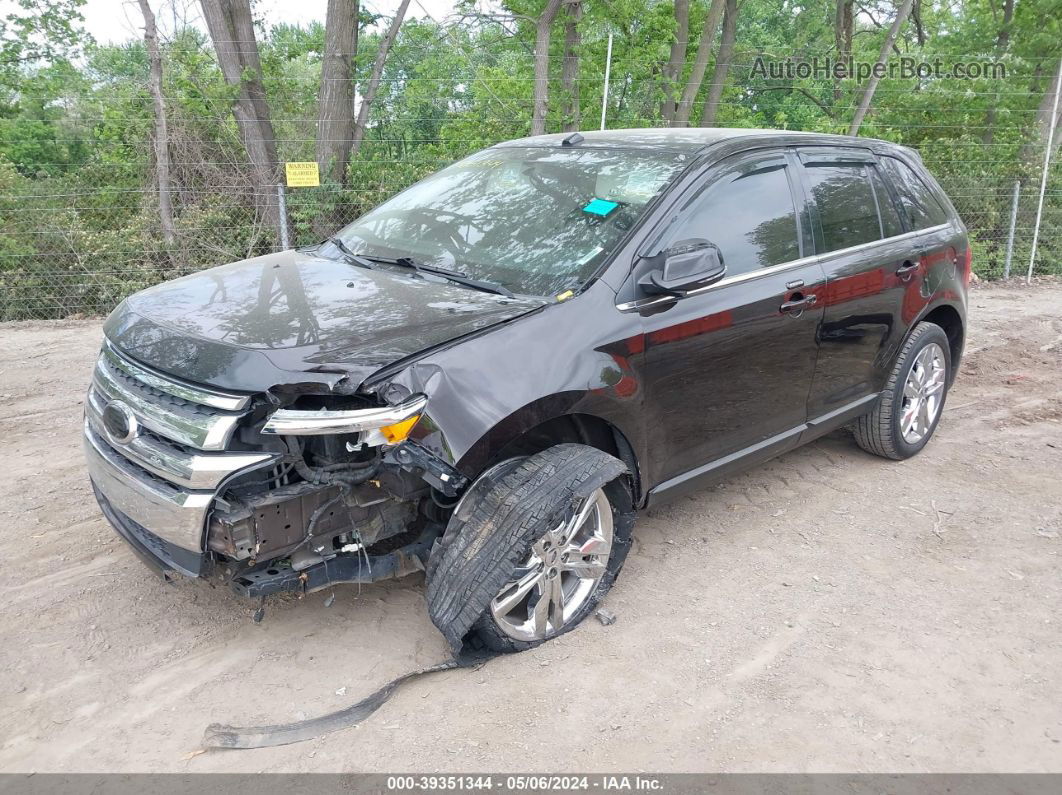 2014 Ford Edge Limited Black vin: 2FMDK3KCXEBA94412