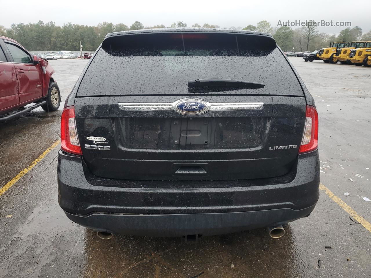 2014 Ford Edge Limited Black vin: 2FMDK3KCXEBB72588