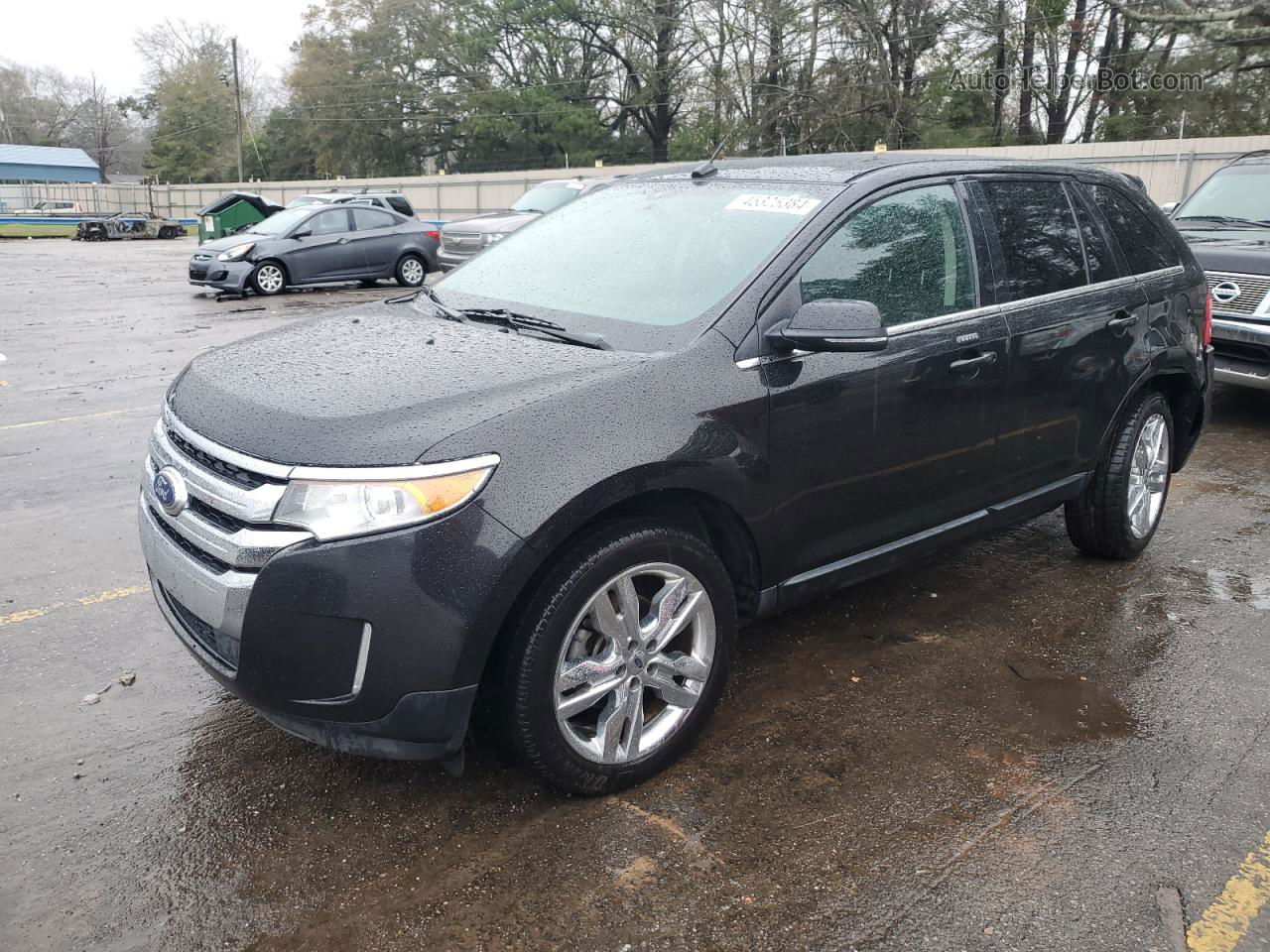 2014 Ford Edge Limited Black vin: 2FMDK3KCXEBB72588