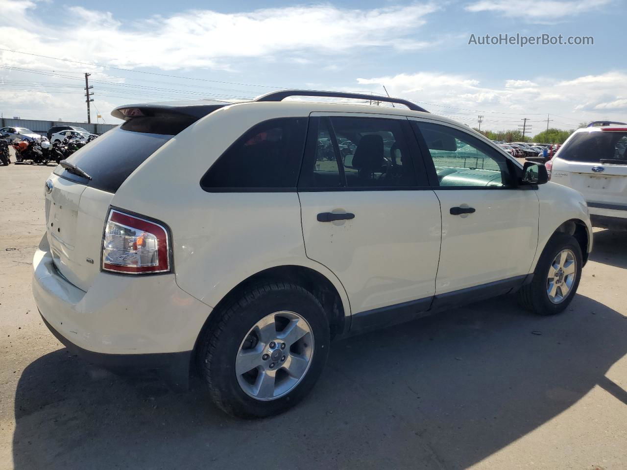 2008 Ford Edge Se Cream vin: 2FMDK46C98BA38112