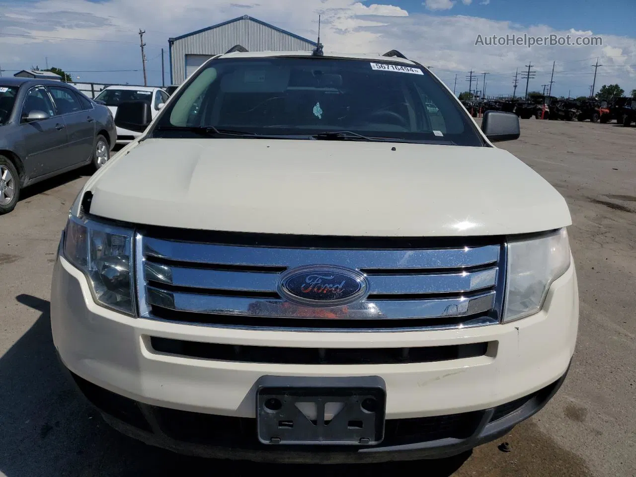 2008 Ford Edge Se Cream vin: 2FMDK46C98BA38112