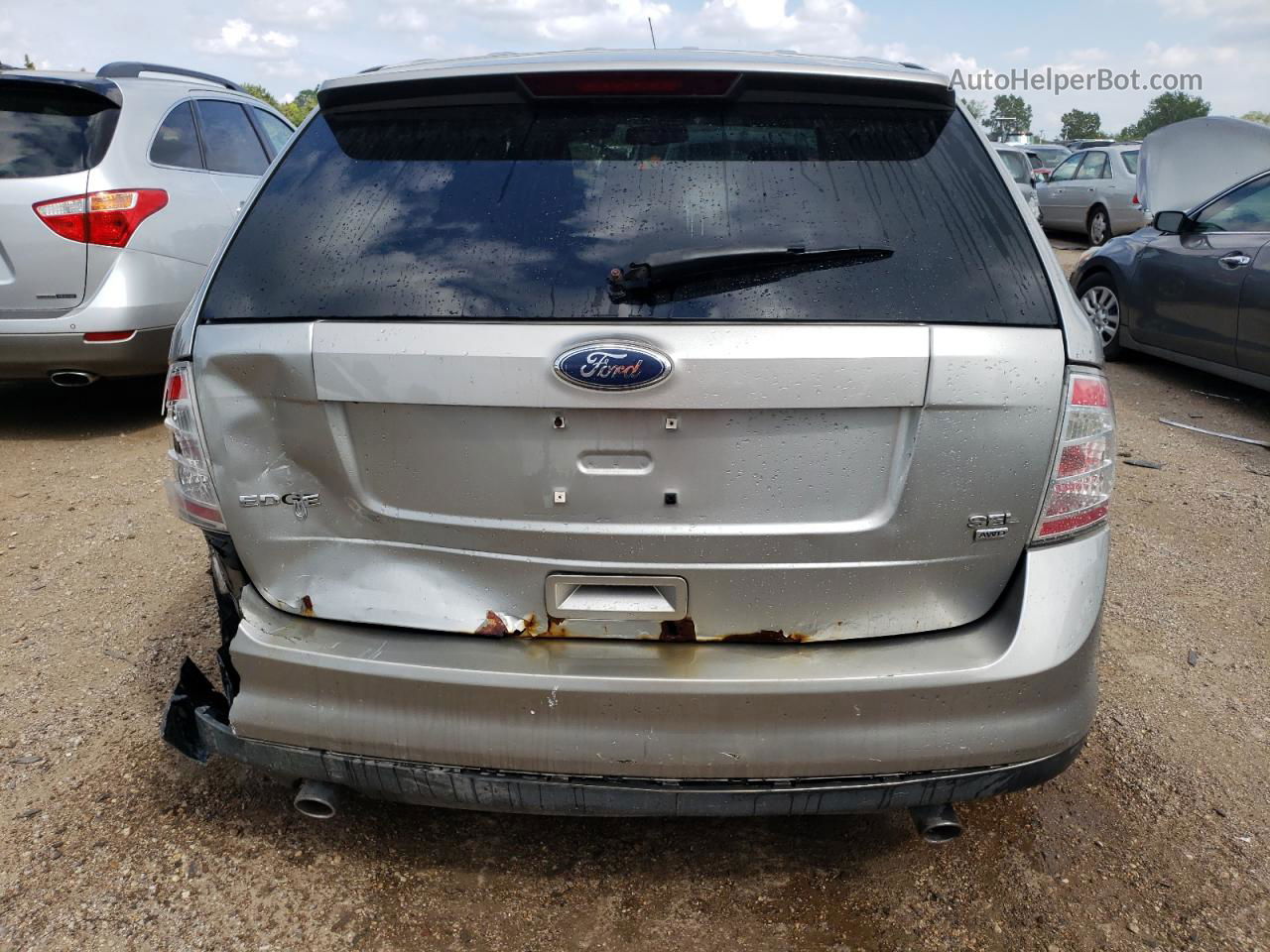 2008 Ford Edge Sel Желто-коричневый vin: 2FMDK48C08BA47312