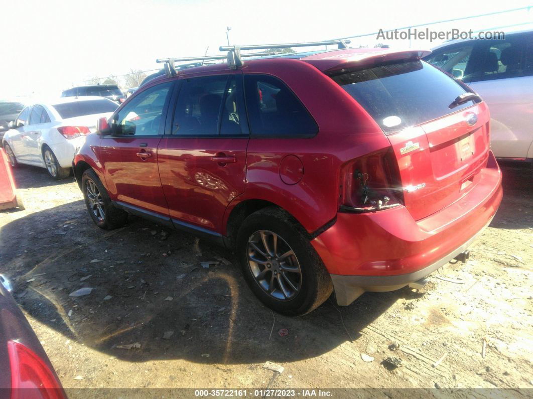 2008 Ford Edge Sel Red vin: 2FMDK48C08BB32313