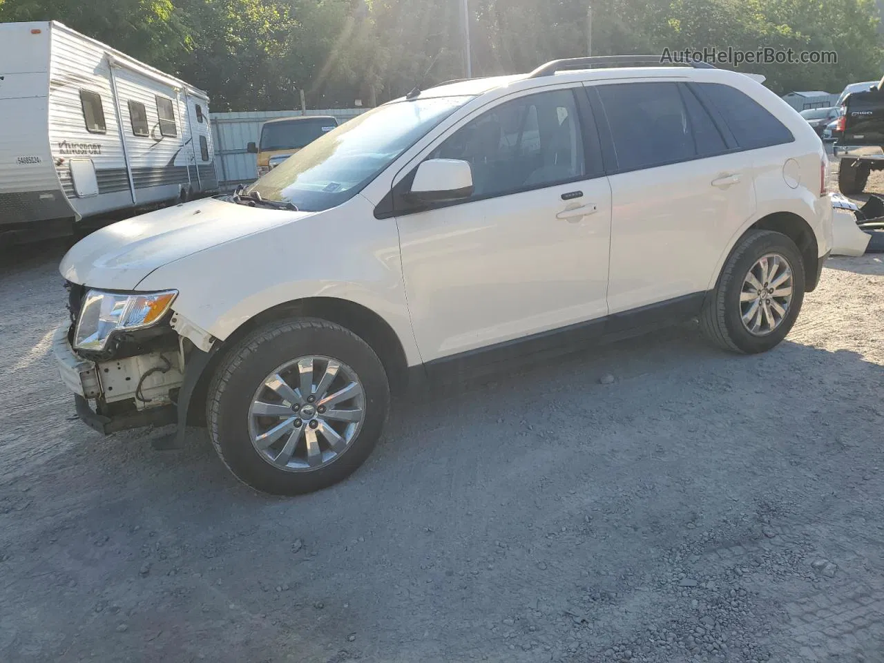 2008 Ford Edge Sel White vin: 2FMDK48C08BB43912