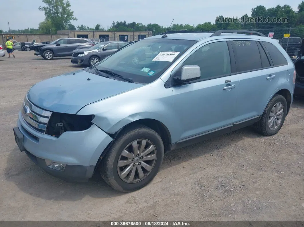 2008 Ford Edge Sel Blue vin: 2FMDK48C18BA32205