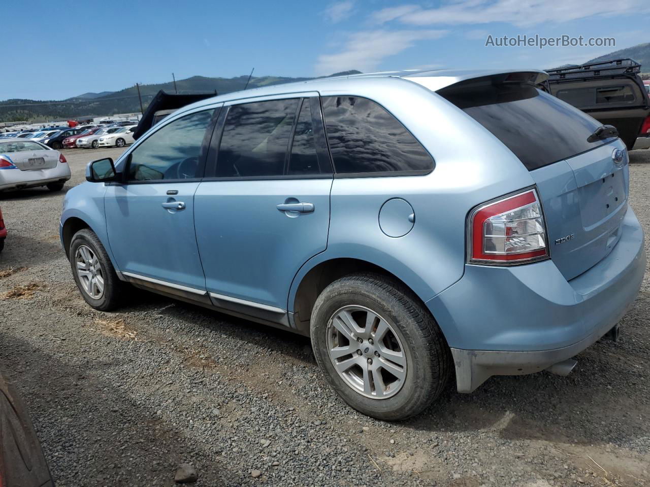 2008 Ford Edge Sel Blue vin: 2FMDK48C18BA35492