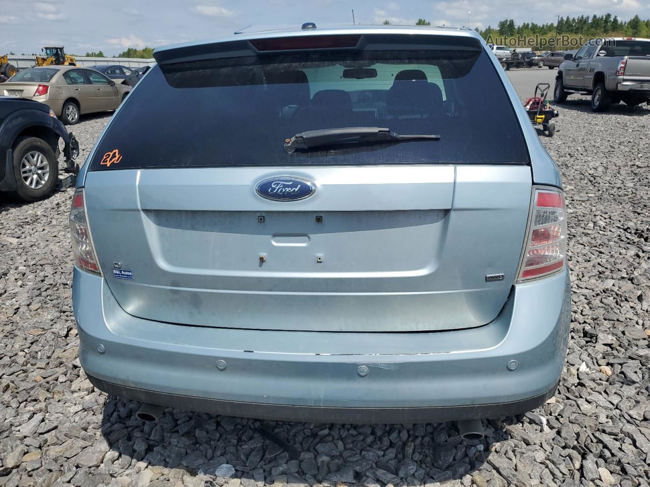 2008 Ford Edge Sel Синий vin: 2FMDK48C18BA63180