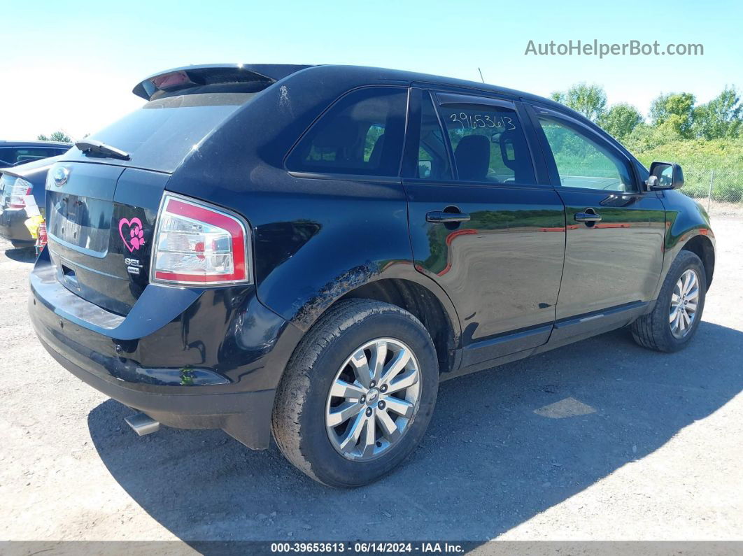 2008 Ford Edge Sel Black vin: 2FMDK48C18BA98141