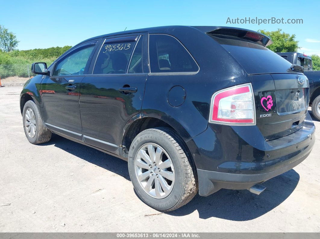 2008 Ford Edge Sel Black vin: 2FMDK48C18BA98141